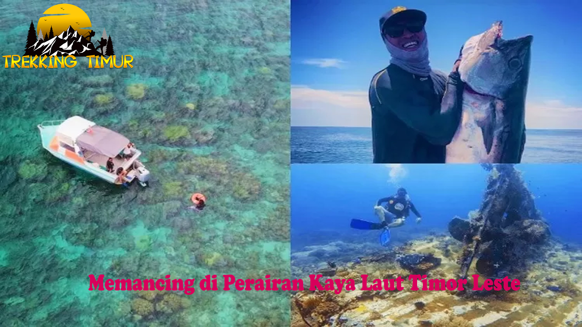 Memancing di Perairan Kaya Laut Timor Leste